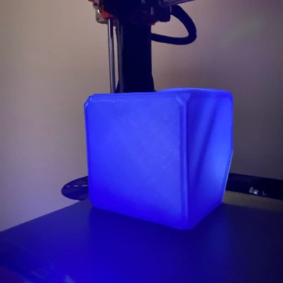 cube 2 lampe 3d modèles télécharger créalité nuage 3d print model - Mito3D