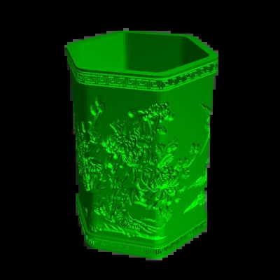 cúbico cepillo caja 3d modelos descargar crealidad nube 3d print model - Mito3D