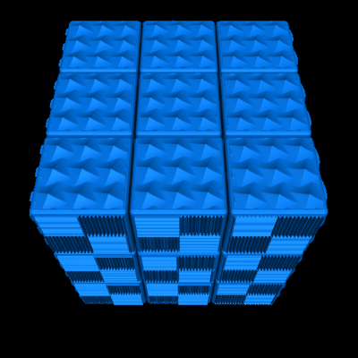 cubix würfel 3d modelle download realität wolke 3d print model - Mito3D