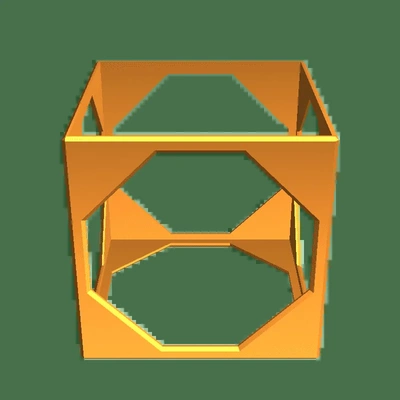 cubo 7 3d modelos descargar crealidad nube 3d print model - Mito3D