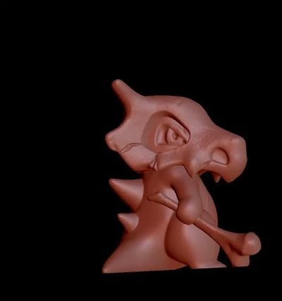 cubone 3d modèles télécharger créalité nuage 3d print model - Mito3D