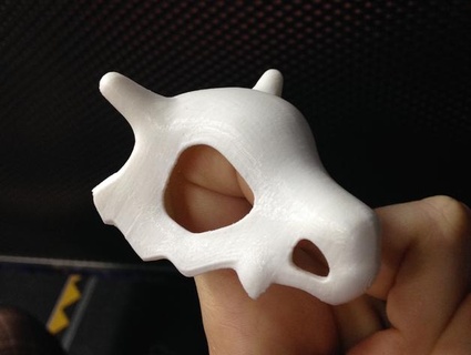 cubone crânio 3d modelos baixar crialidade nuvem 3d print model - Mito3D