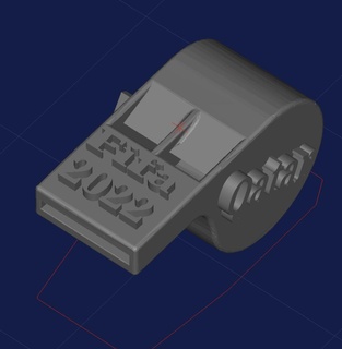 tasse fifa sifflet 2022 sports Extérieur 3d print model - Mito3D