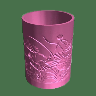 taza loto 3d modelos descargar crealidad nube 3d print model - Mito3D