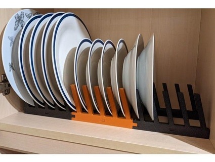 cupboard plate rack Furniture 3d print model - Mito3D