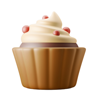 Cupcake Lebensmittel 3d print model - Mito3D
