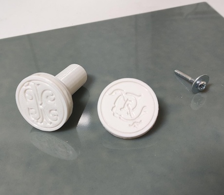 customizable wax seal stamp monograph 3d models download creality cloud household 3d print model - Mito3D
