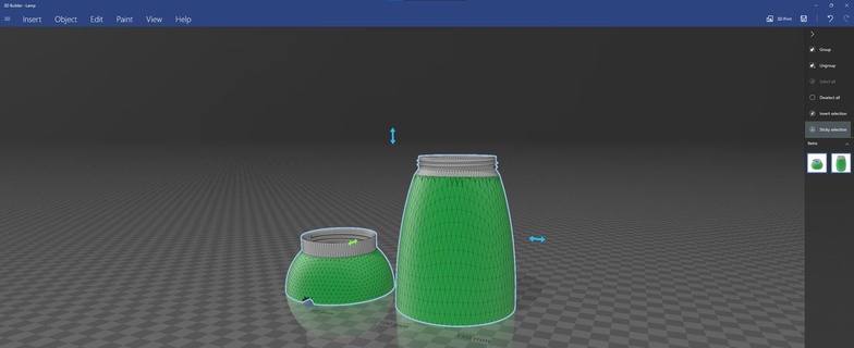 personalizar lámpara base sombra casa 3d print model - Mito3D