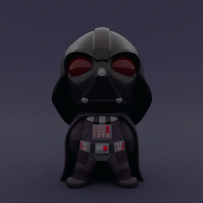 fofa darth vader 3d modelos baixar crialidade nuvem 3d print model - Mito3D