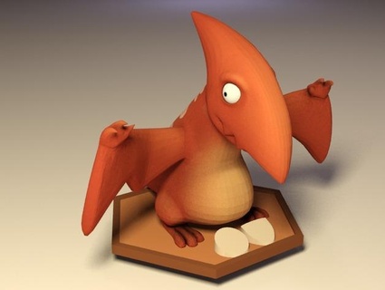 lindo dinosaurio 3d print model - Mito3D