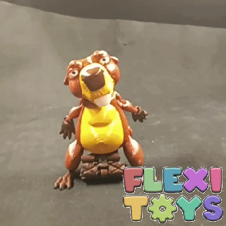 cute flexi print-in-place beaver Others 3d print model - Mito3D