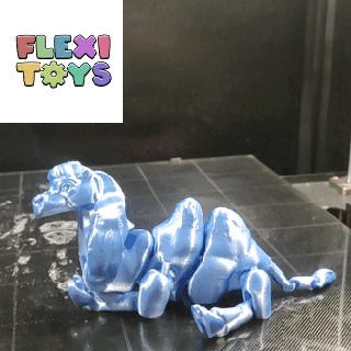 cute flexi print-in-place camel Others 3d print model - Mito3D