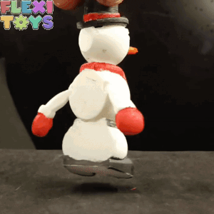 cute flexi print-in-place snowman Others 3d print model - Mito3D