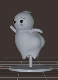 cute ghost Characters 3d print model - Mito3D
