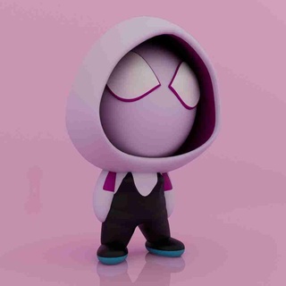 cute little spider gwen - stacy 3d models download creality cloud Fictional Characters 3d print model - Mito3D