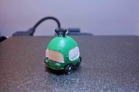 cute mini car Vehicles 3d print model - Mito3D