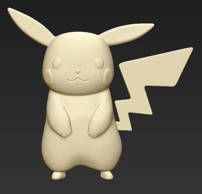 cute pikachu 3d models download creality cloud 3d print model - Mito3D