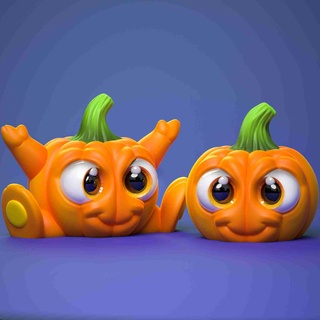 cute pumpkin print place free model 3d models download creality cloud Fictional Characters 3d print model - Mito3D