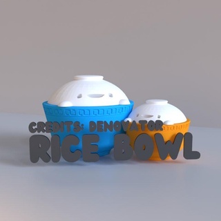 Şirin pirinç çanak karakter yenilikçi kurgusal karakterler 3d print model - Mito3D