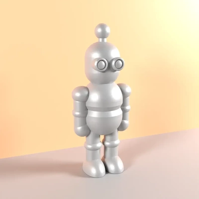 cute robot 3d models download creality cloud 3d print model - Mito3D