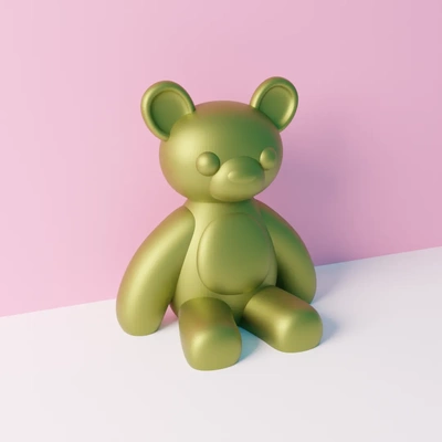 cute teddy bear 3d models download creality cloud home decor 3d print model - Mito3D