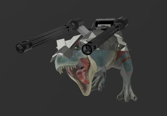 siber t rex 3d modeller indir creality bulut 3d print model - Mito3D