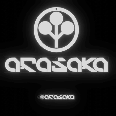 cyberpunk 2077 arasaka logo 3d modèles télécharger créalité nuage 3d print model - Mito3D