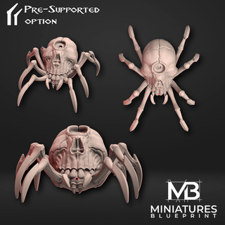 cyclops skull spider Monsters 3d print model - Mito3D