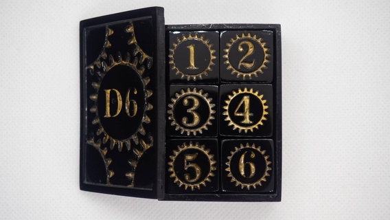 d6 gear dice Puzzles & Brain-teasers 3d print model - Mito3D