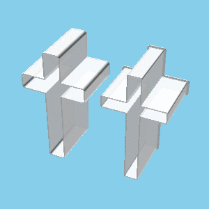 dagger mark nestable box v1 Others 3d print model - Mito3D