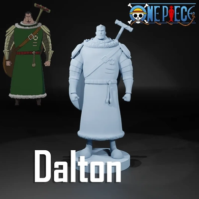 dalton - one piece 3d model models download creality cloud 3d print model - Mito3D