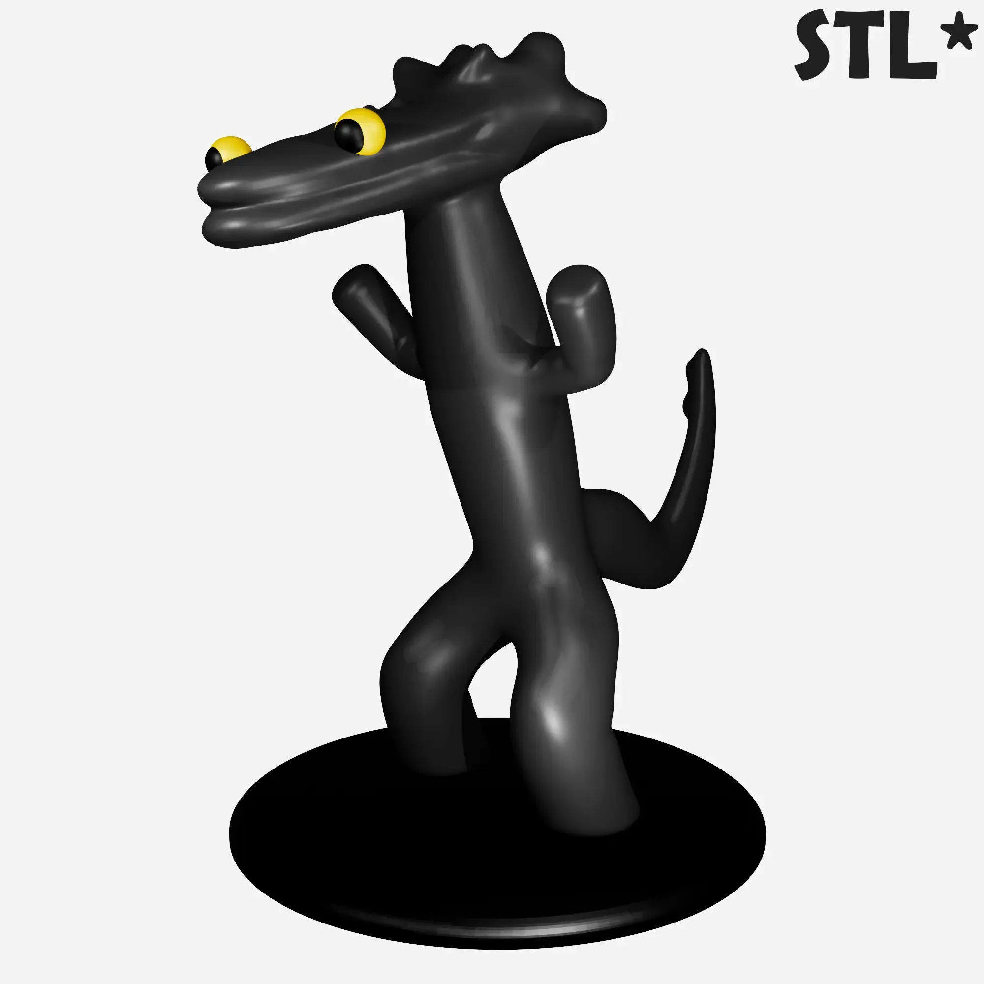 dancing toothless dragon 3d fanart meme models download creality cloud 3D print model - Mito3D