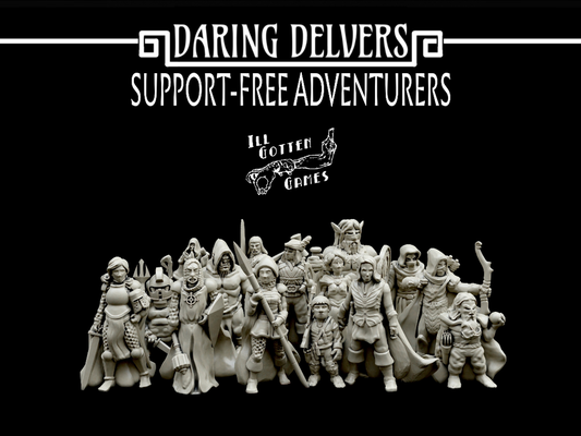 daring delvers support free adventurers 3d models download creality cloud 3d print model - Mito3D