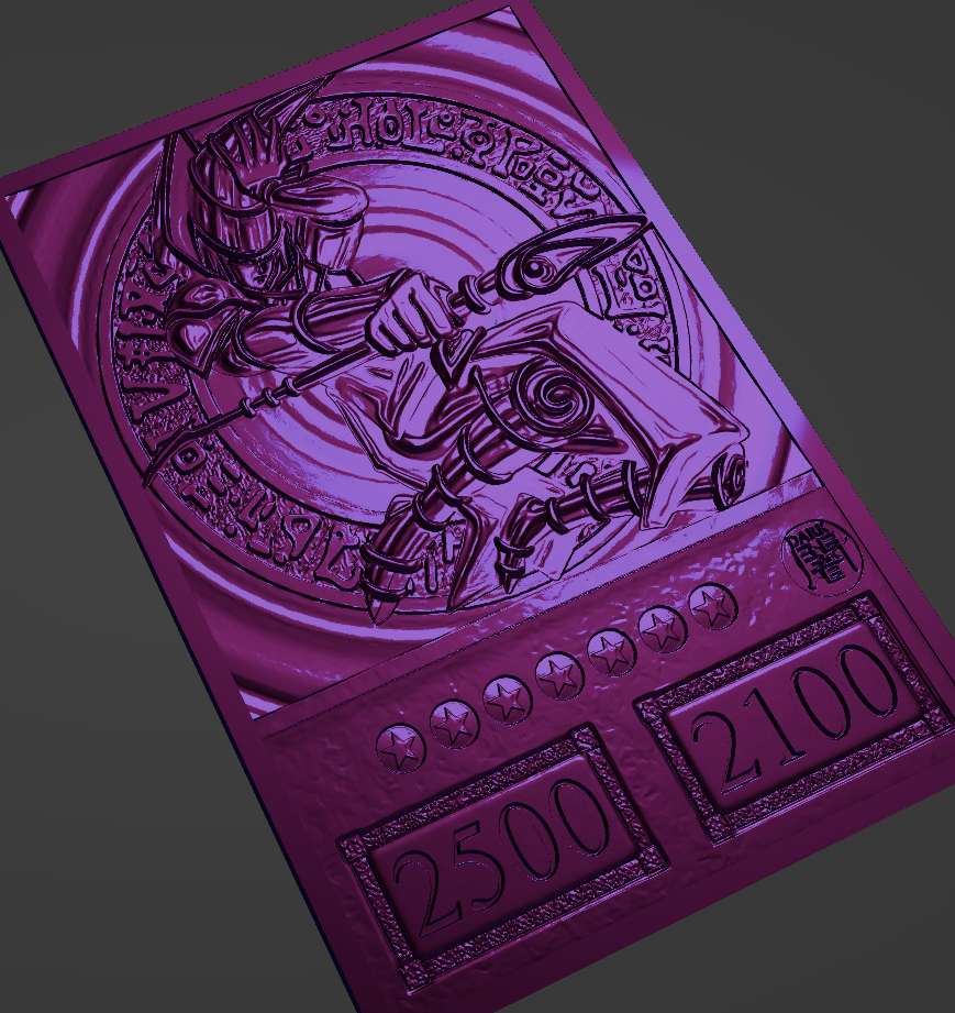 oscuro magician yugioh tarjeta juguetes juegos 3D print model - Mito3D