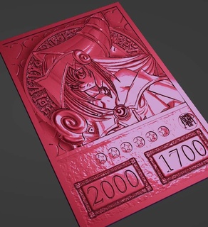 dunkel Zauberer girl card Yugioh Spielzeuge Spiele 3d print model - Mito3D