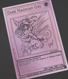 dark magician girl - yugioh Toys & Games 3d print model - Mito3D