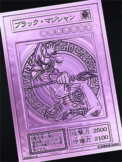 dunkel zauberer japanisch yu gi oh 3d modelle download realität wolke 3d print model - Mito3D