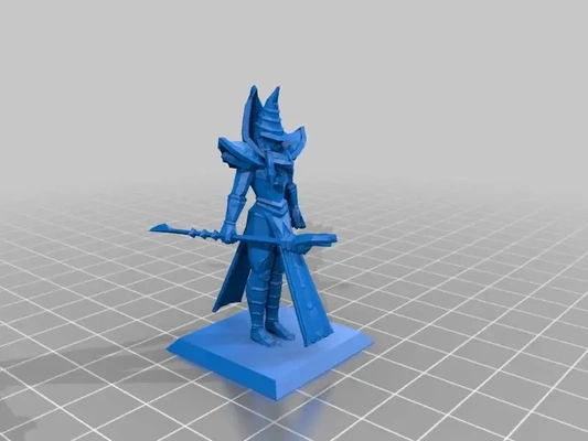 karanlık büyücü yu gi oh 3d modeller indir creality bulut 3d print model - Mito3D