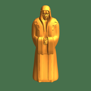 oscuro sacerdote ficticio caracteres 3d print model - Mito3D