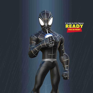 karanlık spider man kurgusal karakterler 3d print model - Mito3D