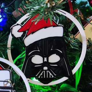 Darth Vader Noel ağaç dekorasyon yükseltilmiş ev dekor 3d print model - Mito3D