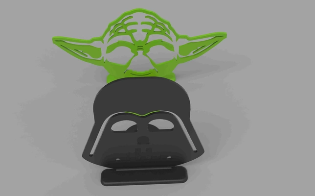 darth vader yoda buch endet 3d modelle download realität wolke 3d print model - Mito3D