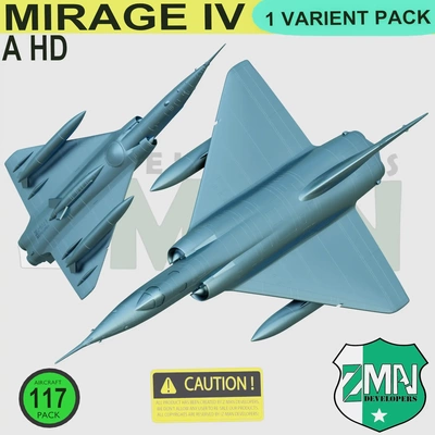 dassault miraggio iv style b 3d modelli scarica creality nube 3d print model - Mito3D