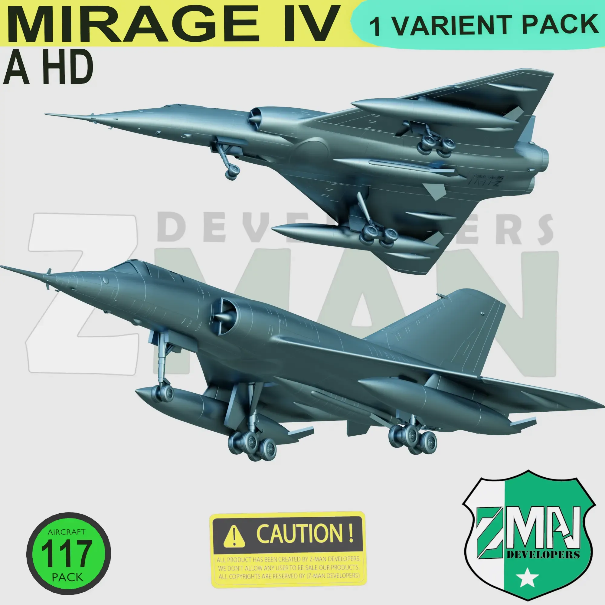 dassault miragem iv style d 3d modelos baixar crialidade nuvem 3D print model - Mito3D