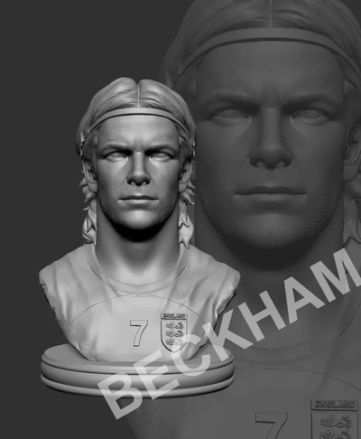 david beckham 3d modelos descargar crealidad nube 3d print model - Mito3D