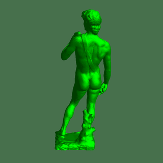david statue supports Characters 3d print model - Mito3D