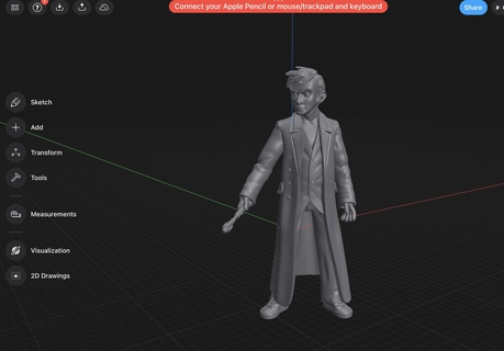 David locataire dr OMS personnages 3d print model - Mito3D
