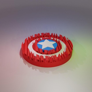day captain america Others 3d print model - Mito3D
