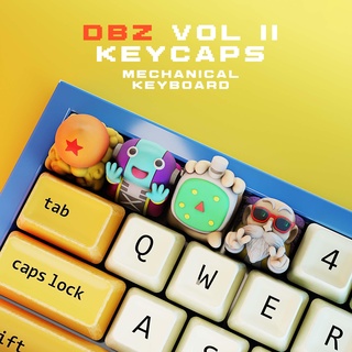 dbz keycaps vol ii - dragon ball mechanical keyboard Fictional Characters 3d print model - Mito3D