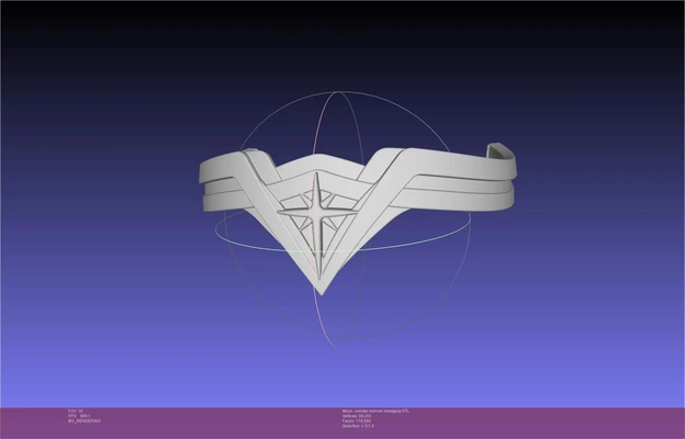 dc wunder frau kopfbedeckung 3d modelle download realität wolke 3d print model - Mito3D